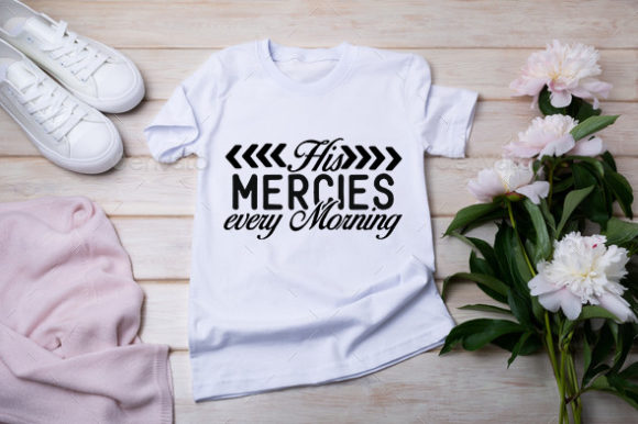 Jesus Svg Design, His Mercies Every Morn Font